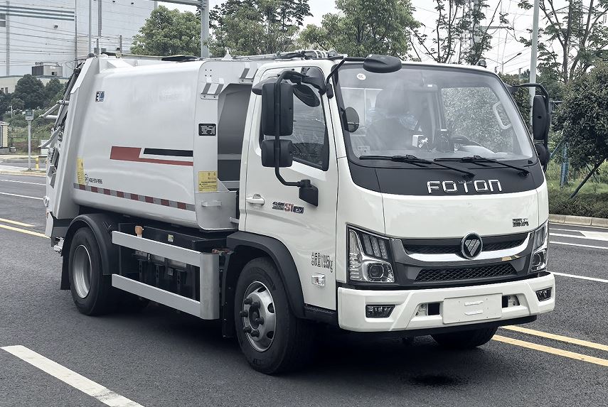 福田牌BJ5128ZYSEV-H1純電動(dòng)壓縮式垃圾車公告圖片