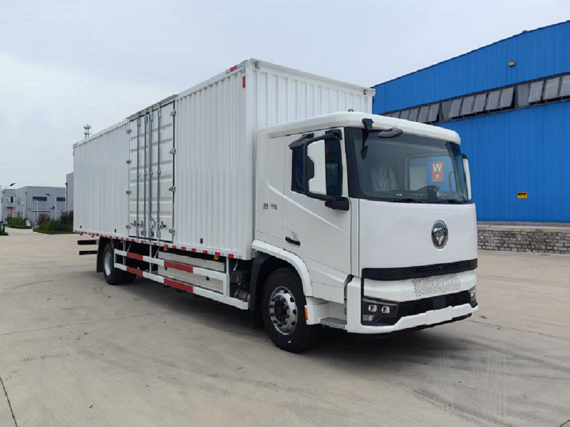 福田牌BJ5186XXYEVK純電動廂式貨車公告圖片