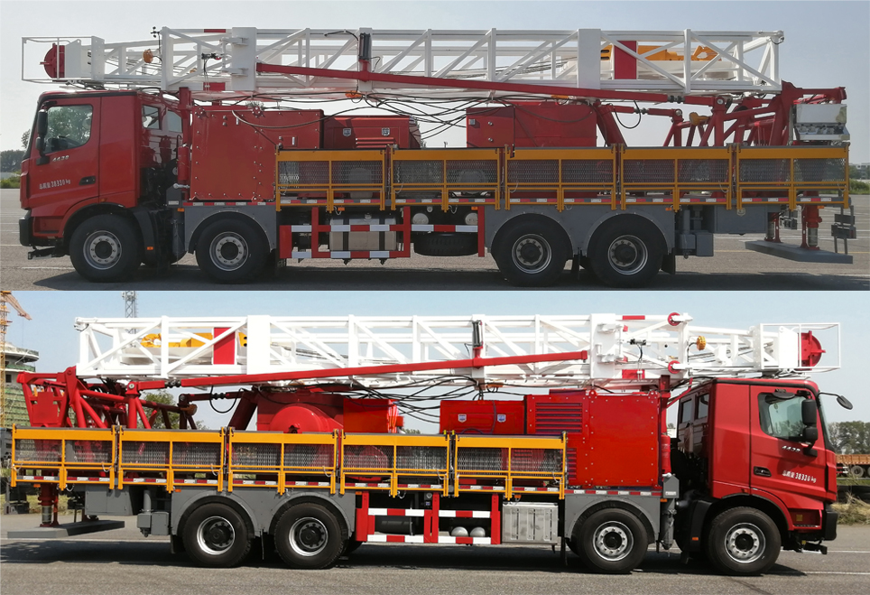 通石牌THS5380TXJ900DBZ修井機(jī)公告圖片
