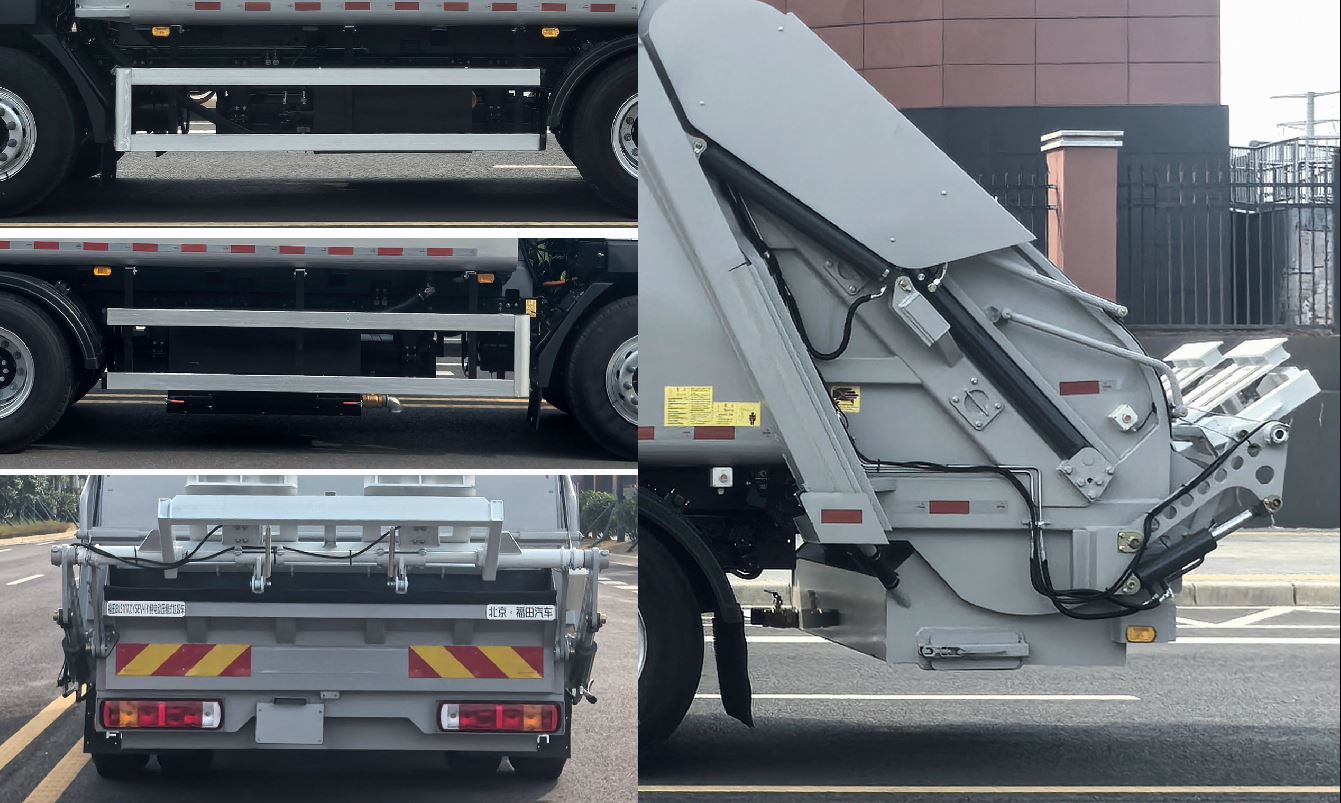 福田牌BJ5187ZYSEV-H1純電動(dòng)壓縮式垃圾車公告圖片