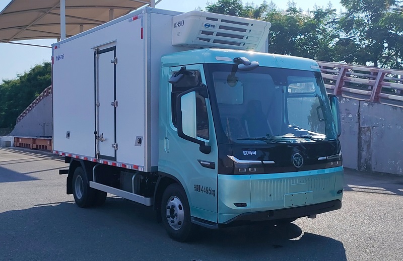 福田牌BJ5049XLCEVA純電動(dòng)冷藏車公告圖片