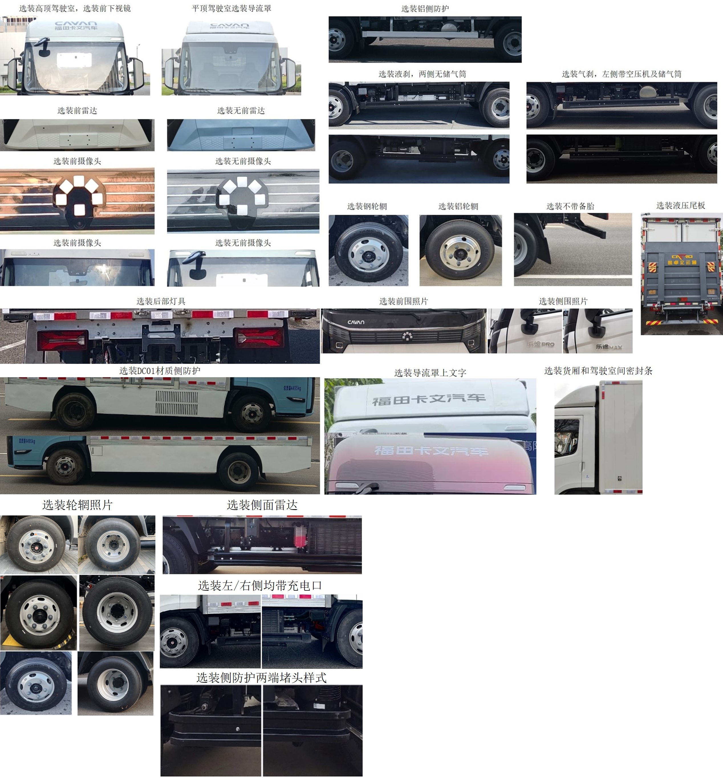 福田牌BJ5040XXYEVZA純電動廂式貨車公告圖片