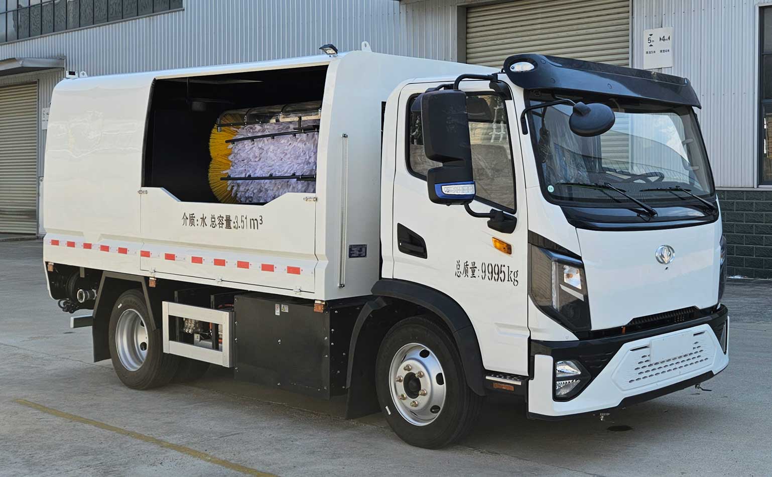 程力牌CL5100GQXBEV純電動護(hù)欄清洗車公告圖片