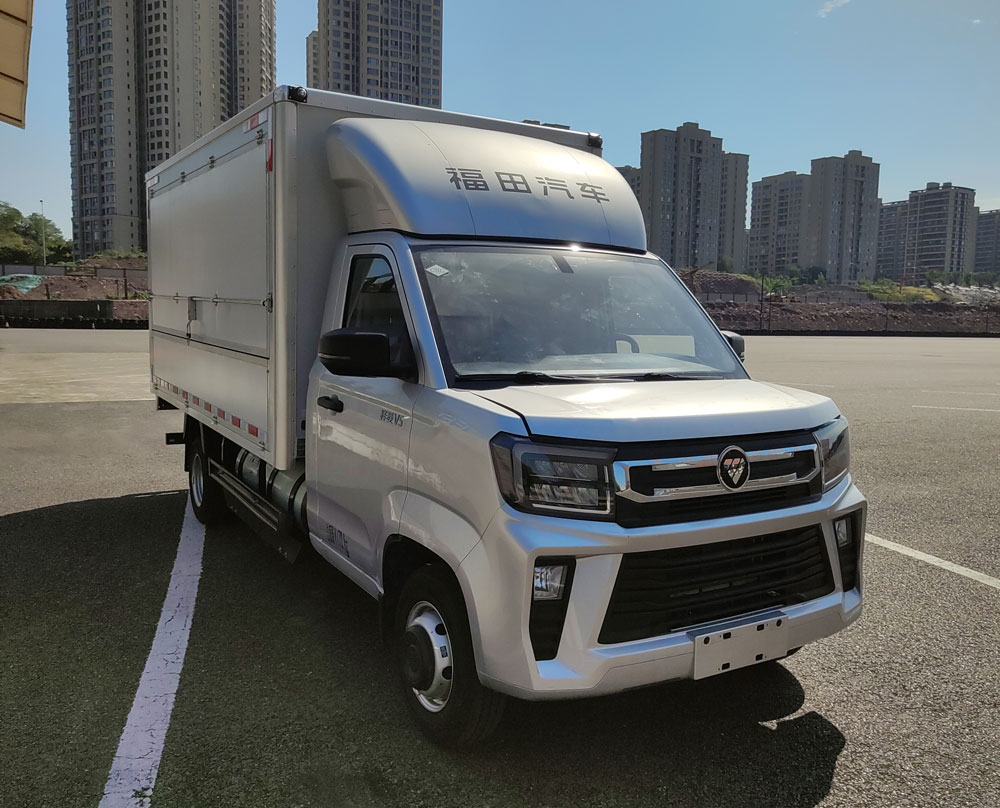 福田牌BJ5040XYK9JC7-01翼開(kāi)啟廂式貨車(chē)公告圖片