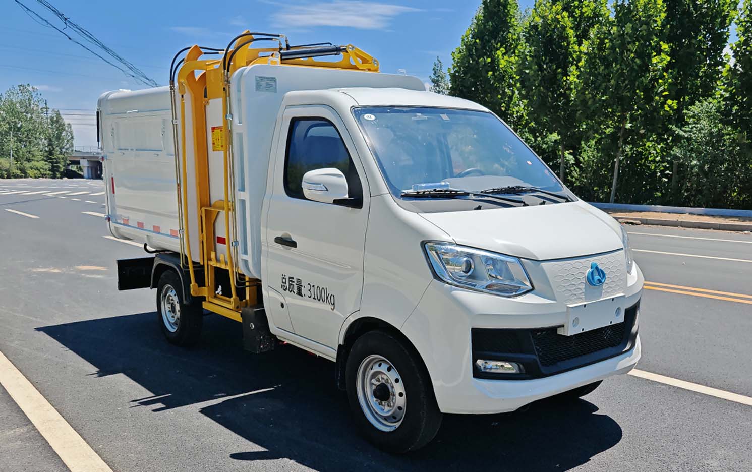齊邦牌QB5030ZZZBEV純電動自裝卸式垃圾車公告圖片
