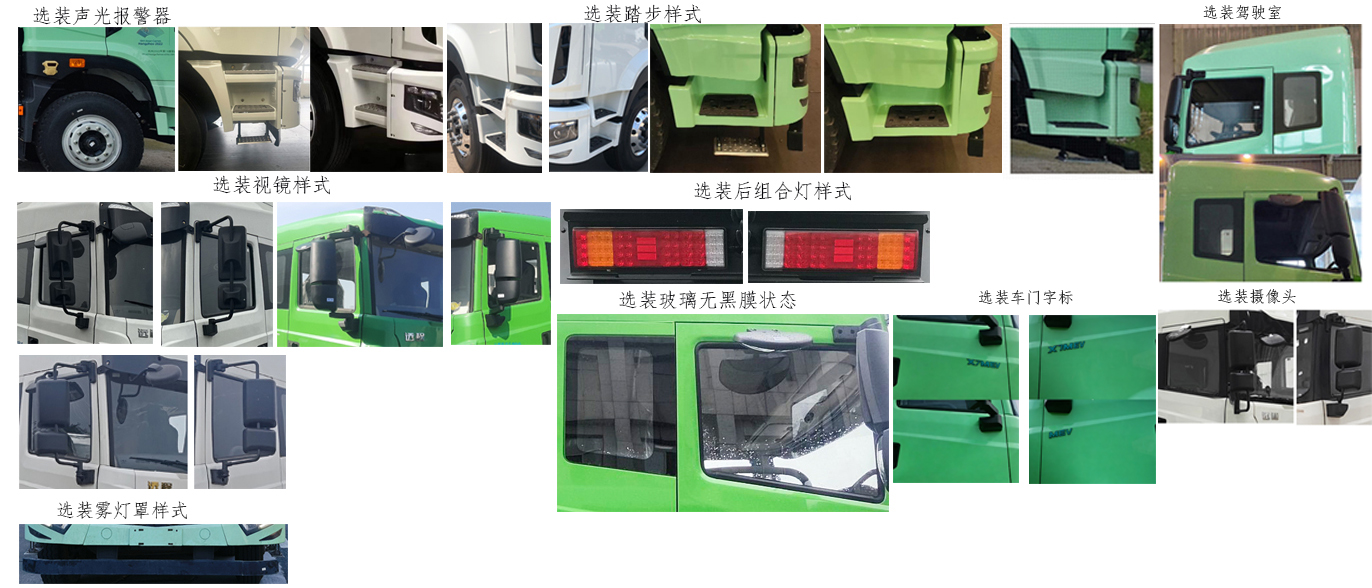 遠程牌HN5310ZXXMH41C7SHEVY甲醇插電式增程混合動力車廂可卸式垃圾車公告圖片