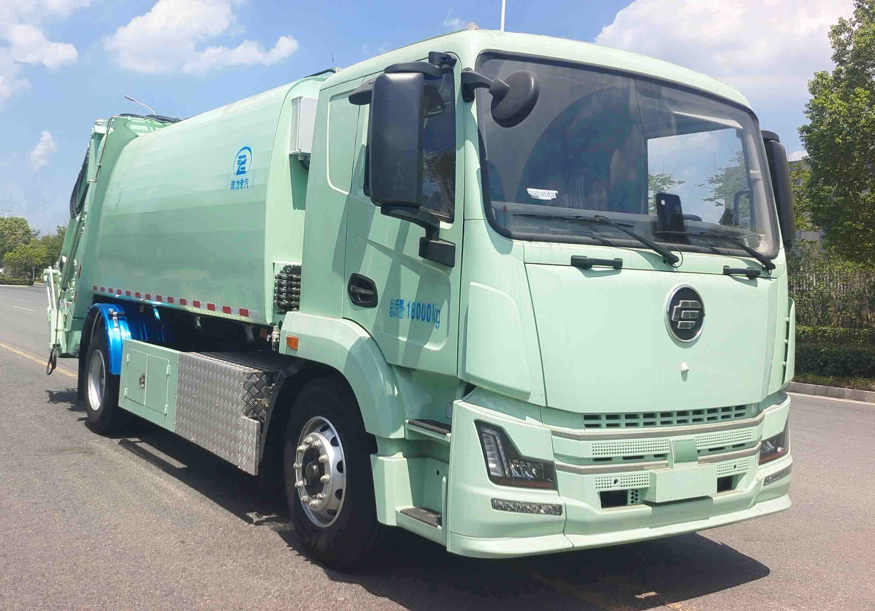 瑞力星牌RLQ5181ZYSXCBEV純電動(dòng)壓縮式垃圾車公告圖片