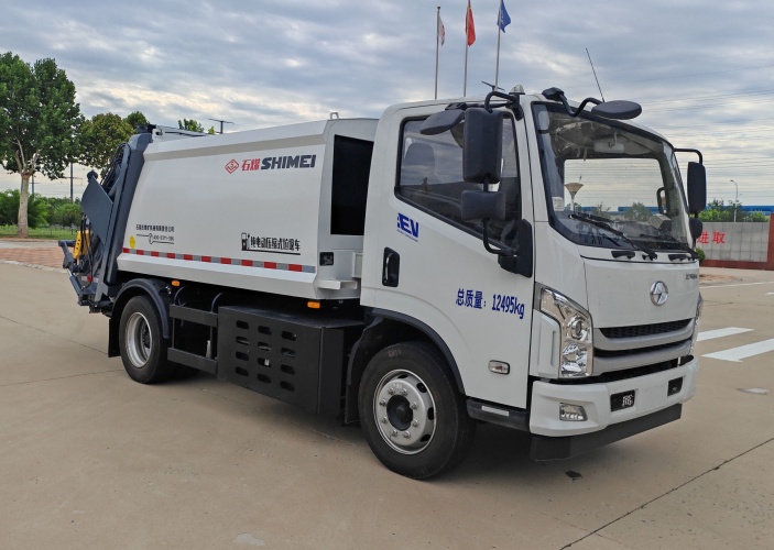 石煤牌SMJ5120ZYSHBEV純電動壓縮式垃圾車公告圖片