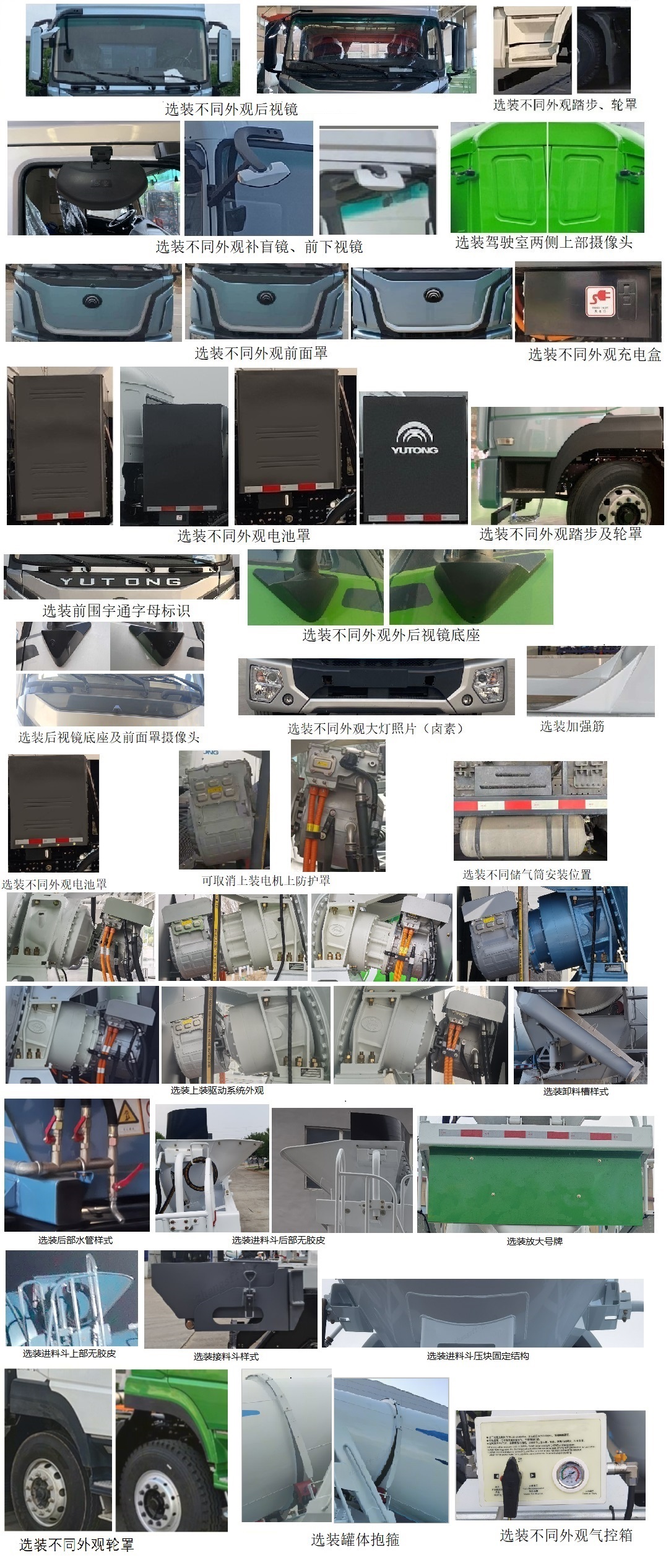 宇通牌ZKH5322GJBP6BEV1K純電動混凝土攪拌運輸車公告圖片