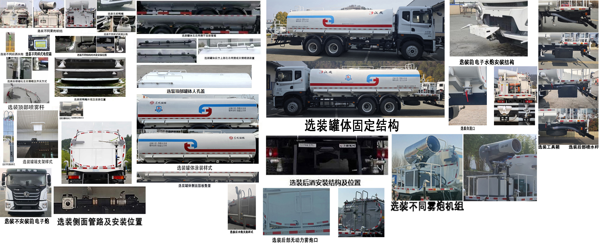 漢成牌HCS5250TSDSEH6防疫消毒灑水車(chē)公告圖片