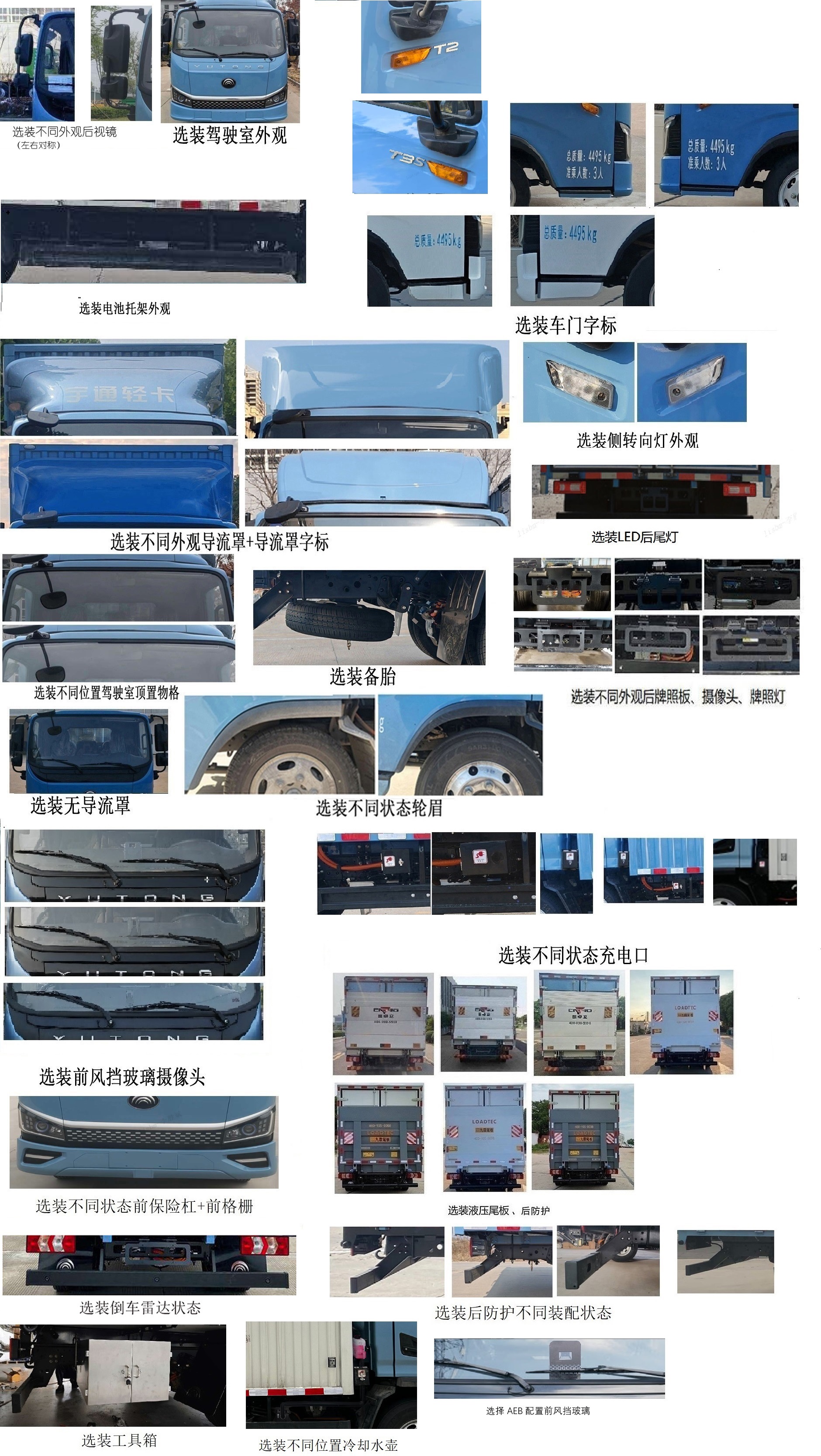 宇通牌ZKH5046XXYBEVA7純電動(dòng)廂式貨車(chē)公告圖片