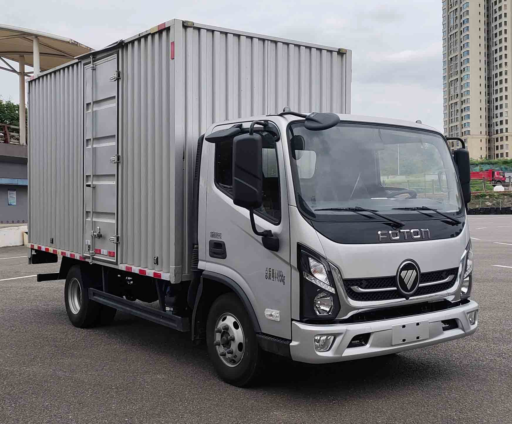 福田牌BJ5048XXY9JBA-AB4廂式貨車公告圖片