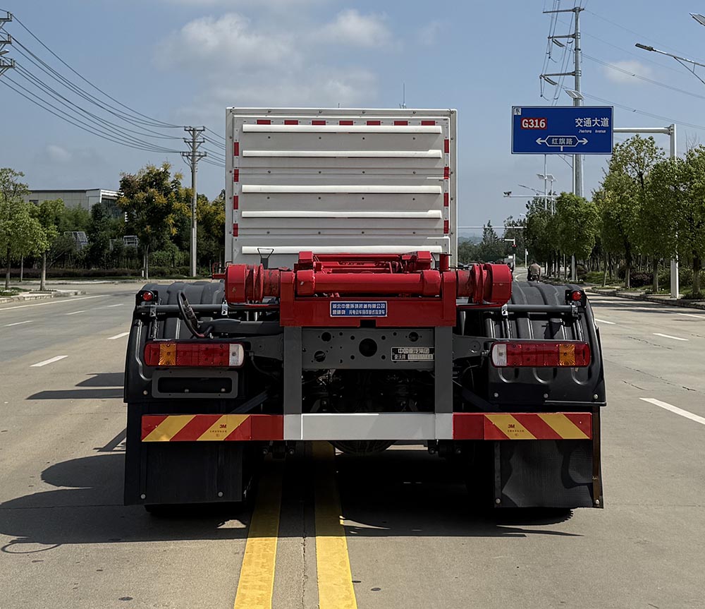 昱曦牌CHN5312ZXXBEV純電動車廂可卸式垃圾車公告圖片