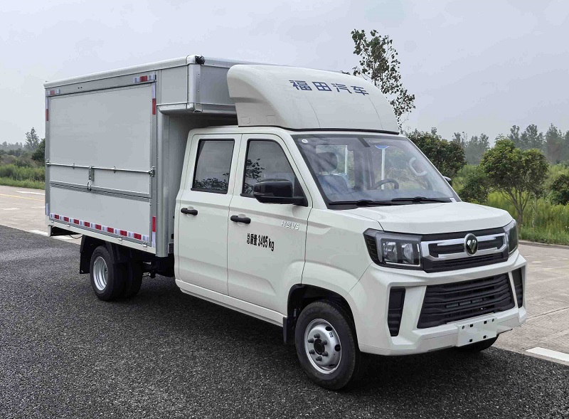 福田牌BJ5030XYK4AV7-81翼開(kāi)啟廂式貨車公告圖片