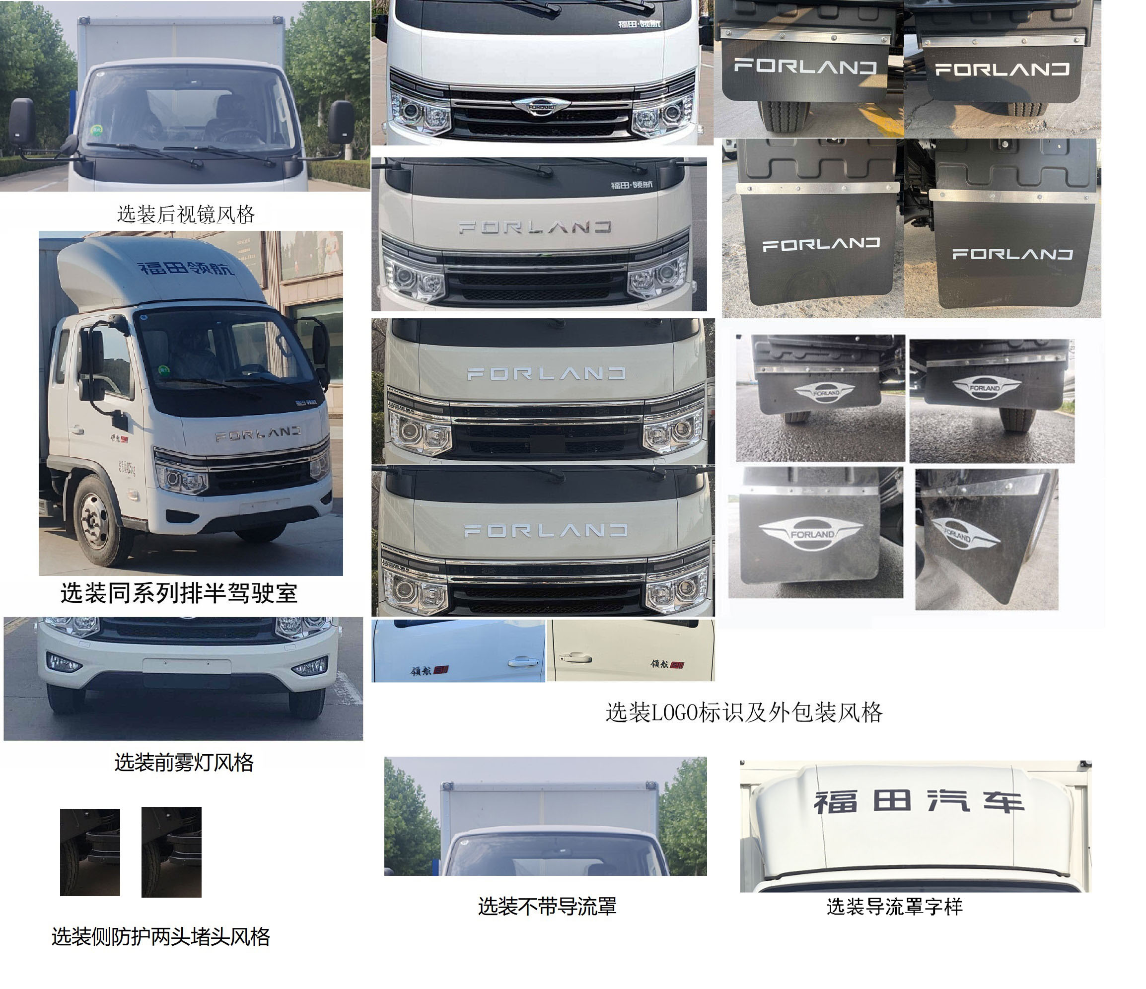 福田牌BJ5045XYKAJB6-28翼開啟廂式貨車公告圖片
