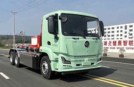 楚帝牌DCD5252ZXXHQBEV純電動車廂可卸式垃圾車公告圖片