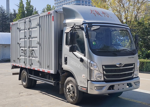 福田牌BJ5046XYK9JBA-58翼開(kāi)啟廂式貨車公告圖片