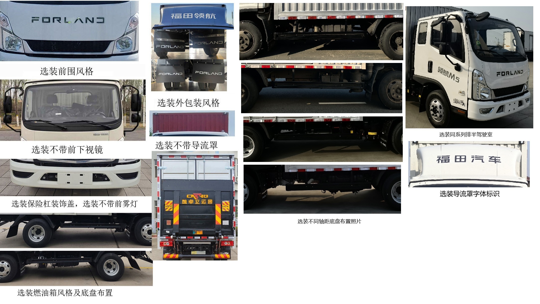 福田牌BJ5046XYK9JBA-58翼開(kāi)啟廂式貨車公告圖片