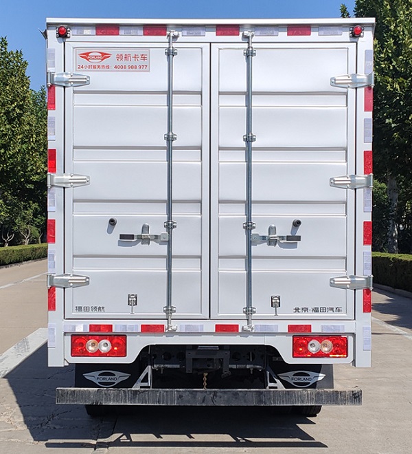 福田牌BJ5046XYK9JBA-58翼開(kāi)啟廂式貨車公告圖片