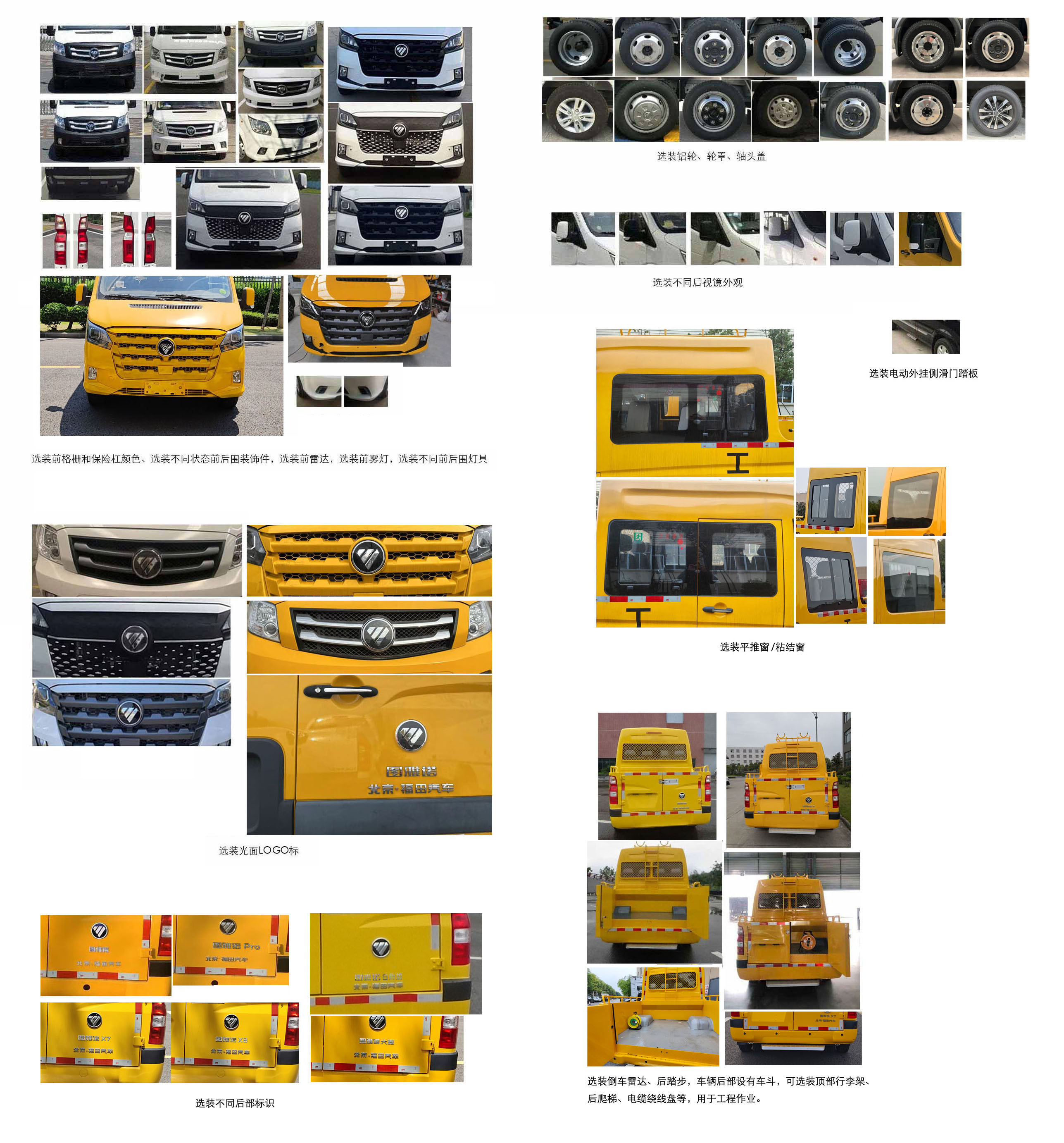 福田牌BJ5048XGC-W2工程車公告圖片