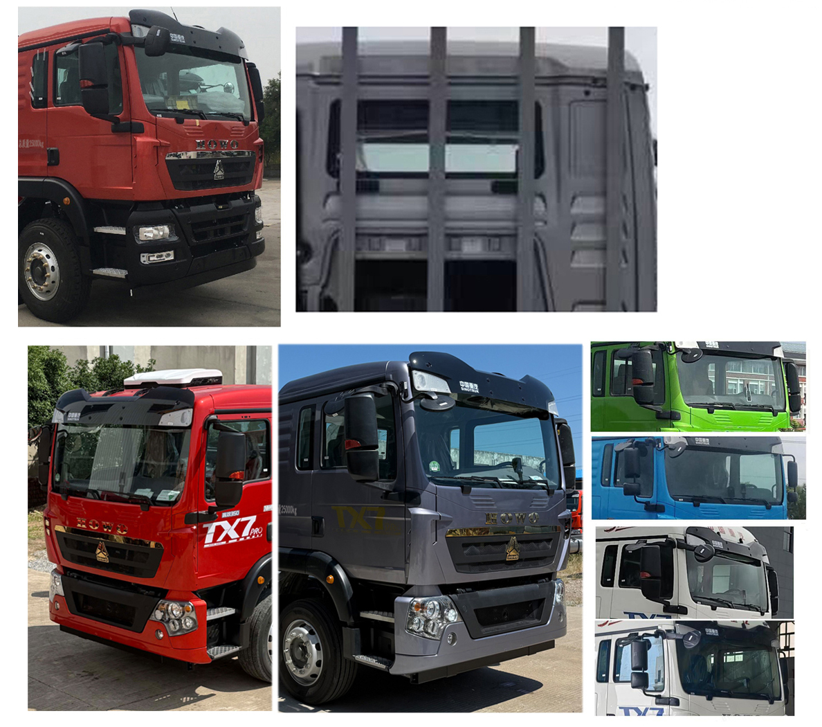 豪沃牌ZZ5257TPBN56CGF1平板式貨車公告圖片