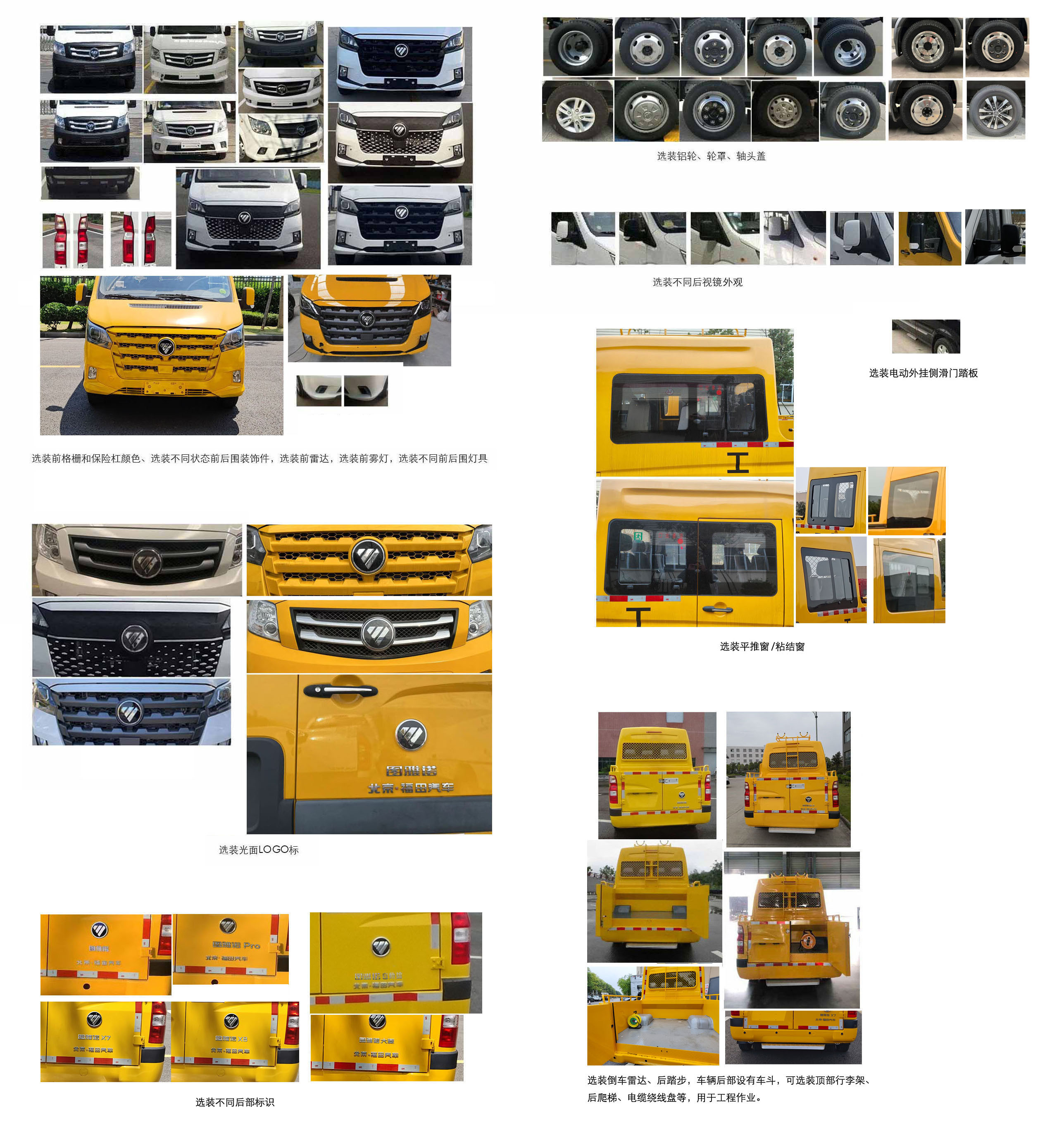 福田牌BJ5048XGC-W1工程車公告圖片