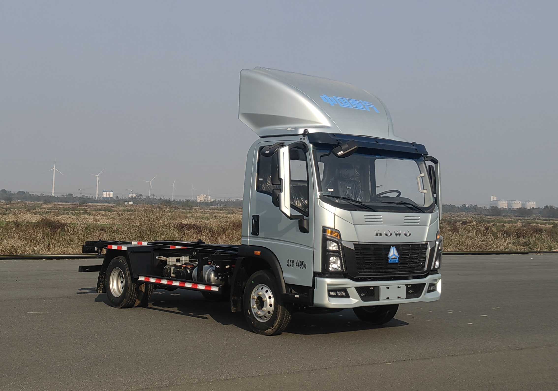 豪沃牌ZZ5047ZKXK3414Z145BEVD4純電動車廂可卸式汽車公告圖片