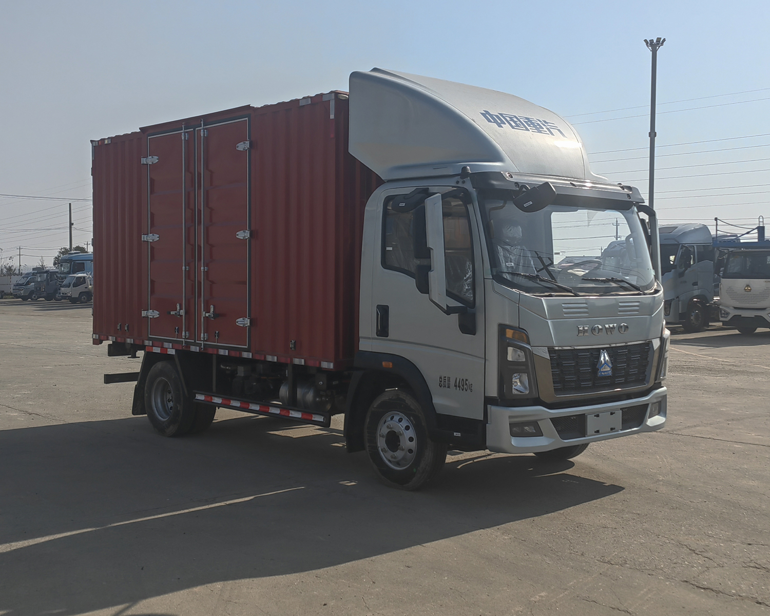 豪沃牌ZZ5047ZKXK3414Z145BEVD4純電動車廂可卸式汽車公告圖片