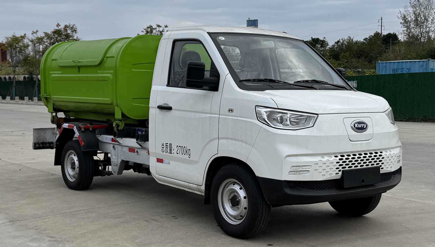 凱力風(fēng)牌KLF5033ZXXBEV純電動車廂可卸式垃圾車公告圖片