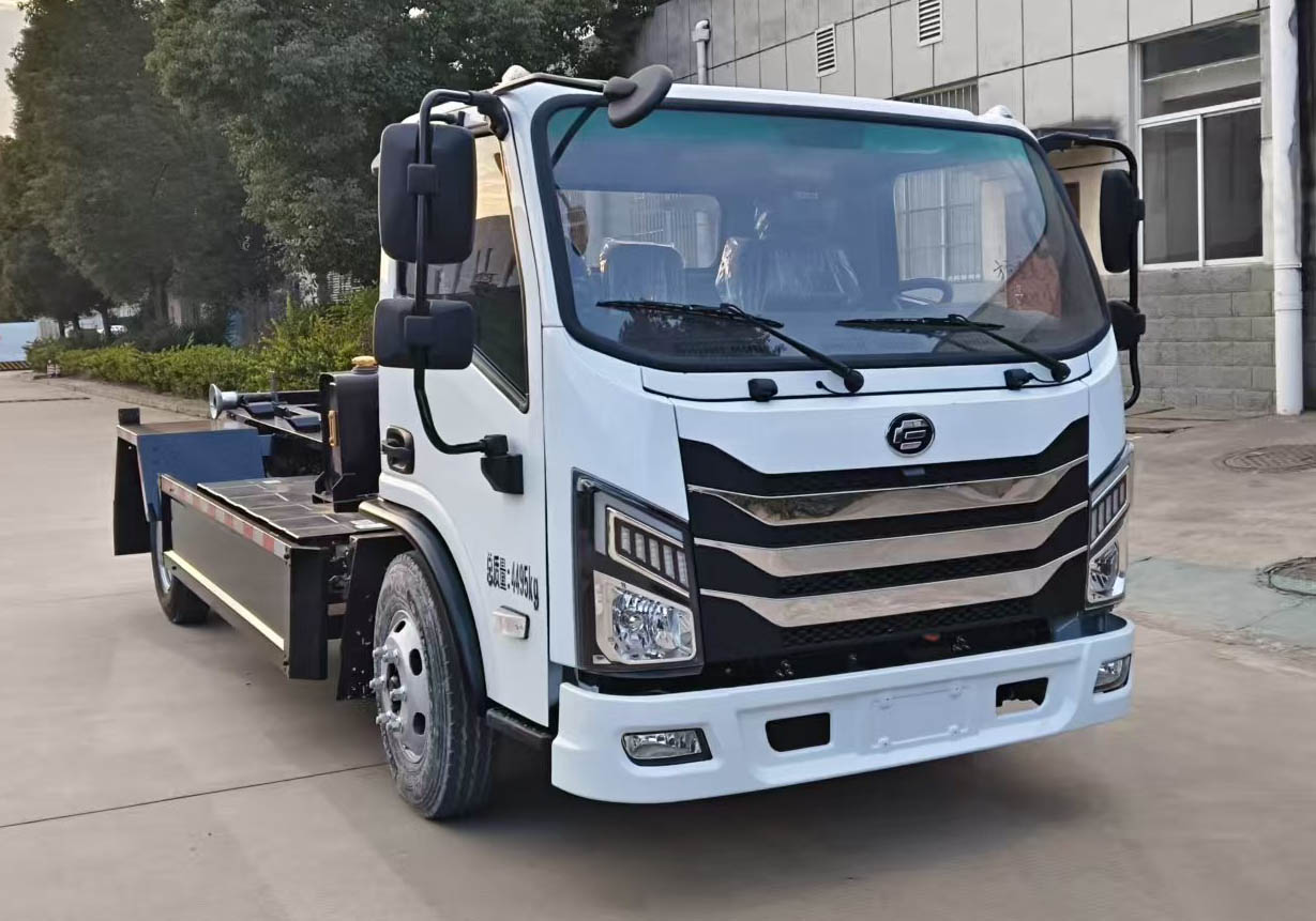 楚風牌HQG5040ZXXEVD61純電動車廂可卸式垃圾車公告圖片
