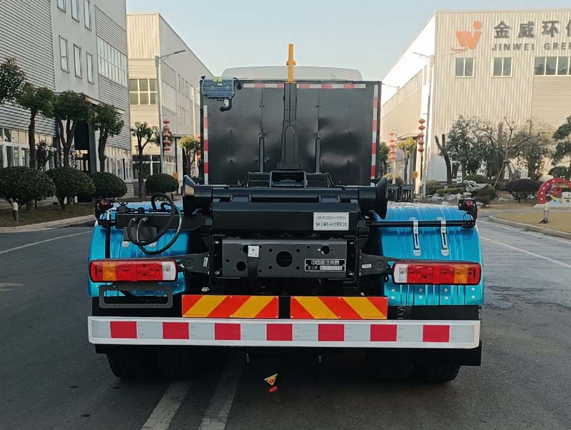 金驫牌YJW5312ZXXZZBEV純電動(dòng)車廂可卸式垃圾車公告圖片