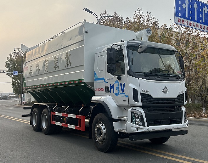 楚韻牌EZW5250ZSLLZ6散裝飼料運(yùn)輸車公告圖片