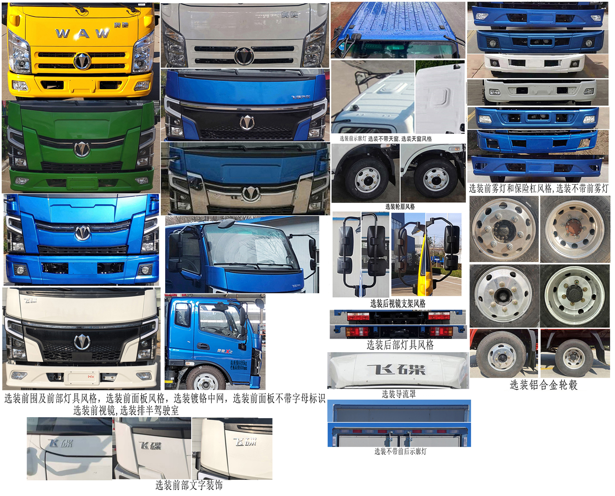 飛碟牌FD5041XXYW16K6-1廂式貨車公告圖片
