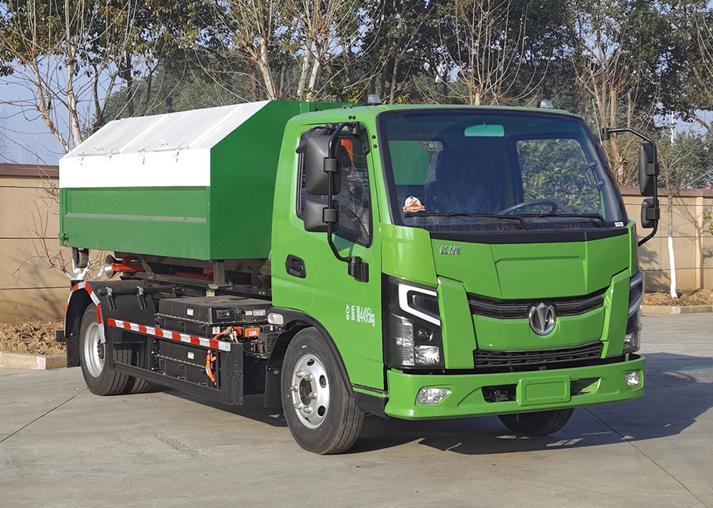 澳航同舟牌AYH5040ZXXFDBEV純電動車廂可卸式垃圾車公告圖片