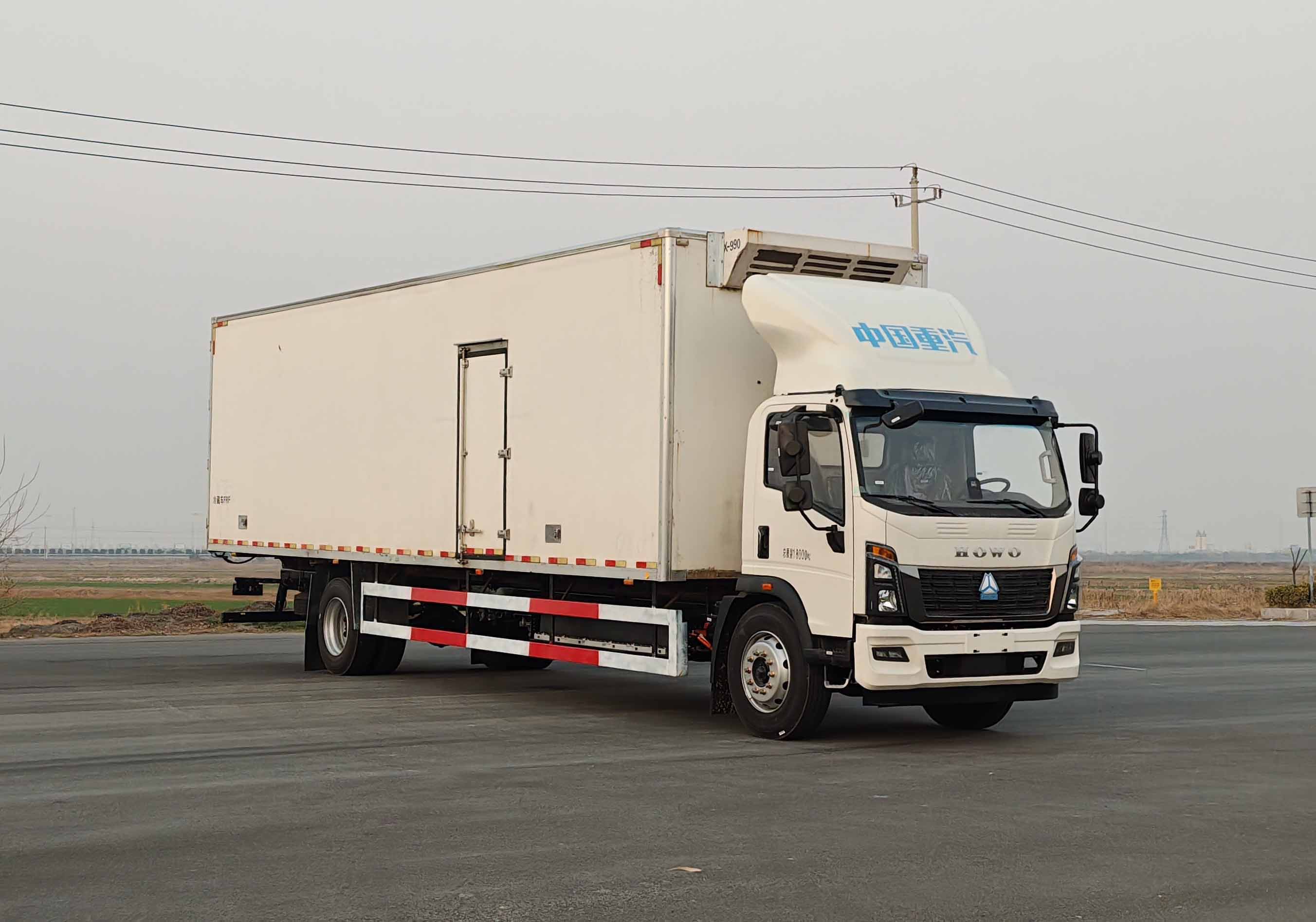 豪沃牌ZZ5187XLCK7115Z1BEV2A純電動冷藏車公告圖片