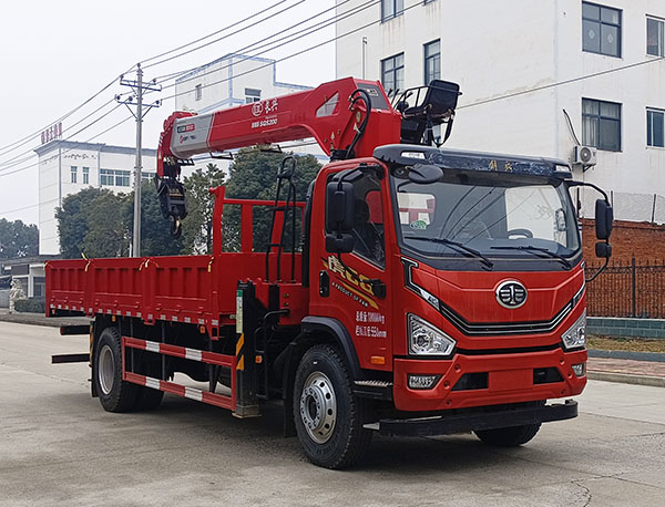 天威緣牌TWY5180JSQC6隨車起重運(yùn)輸車公告圖片