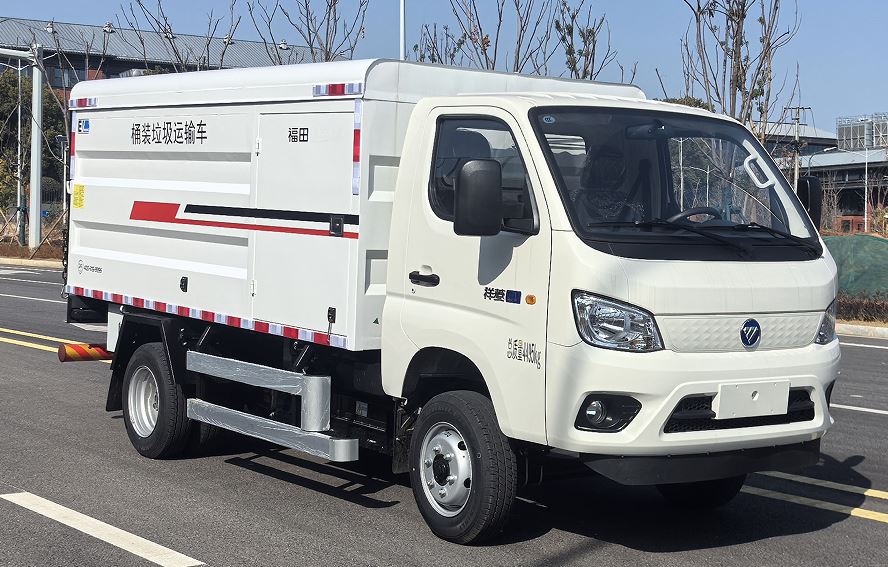 福田牌BJ5040XTZEV-H1純電動桶裝垃圾運輸車公告圖片