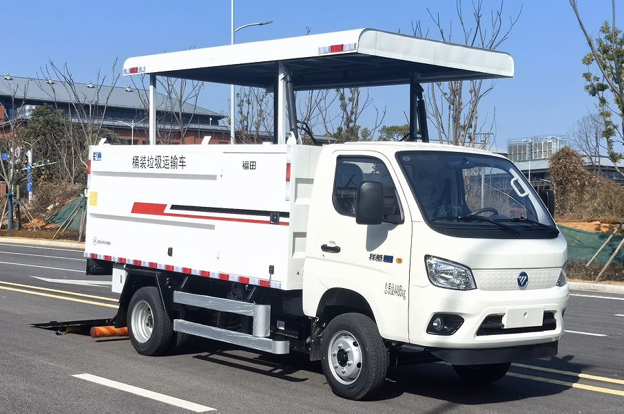 福田牌BJ5040XTZEV-H1純電動桶裝垃圾運輸車公告圖片