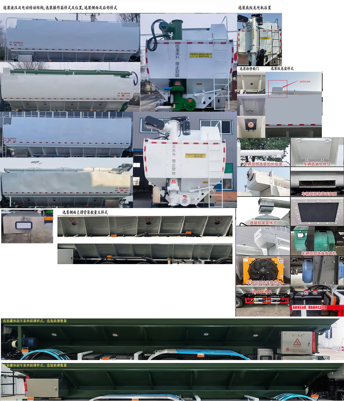 東匯牌HDN5319TSW散裝物料運輸車公告圖片