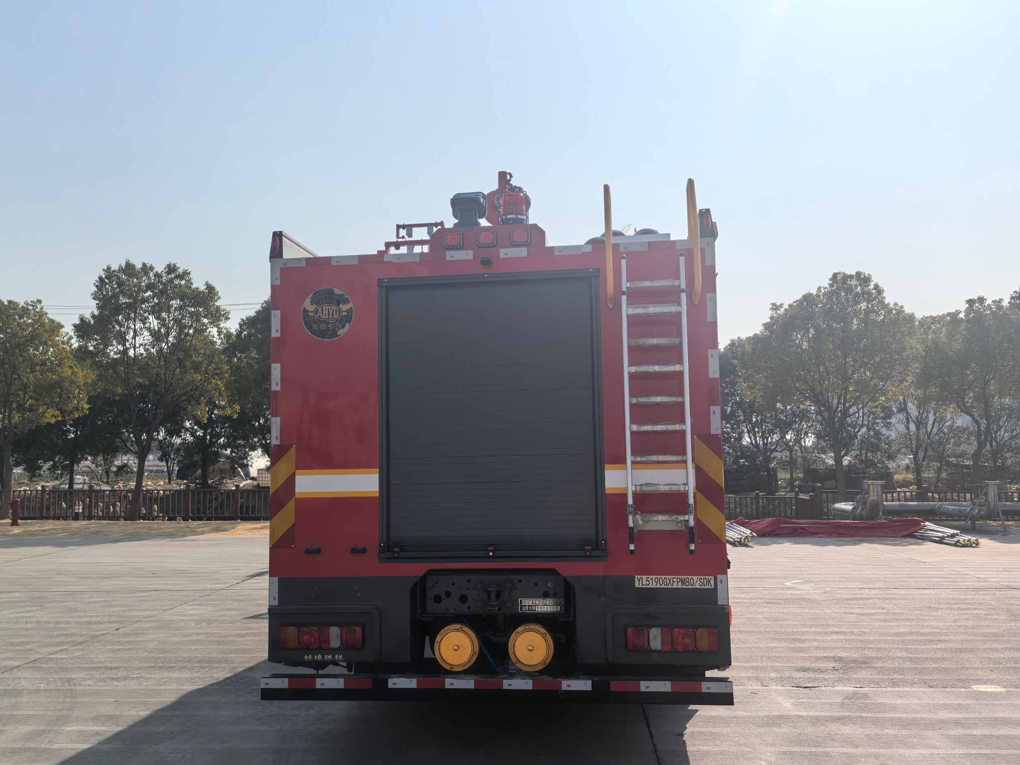 禹都牌YL5190GXFPM80/SDK泡沫消防车公告图片