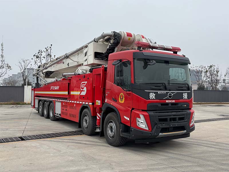 SYM5530JXFJP72型举高喷射消防车图片