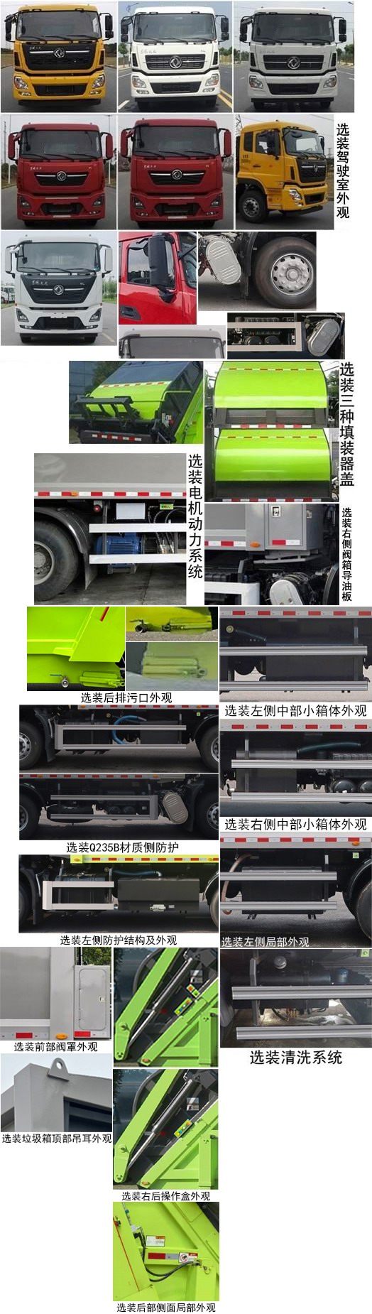 中聯(lián)牌ZBH5250ZYSDFE6壓縮式垃圾車公告圖片