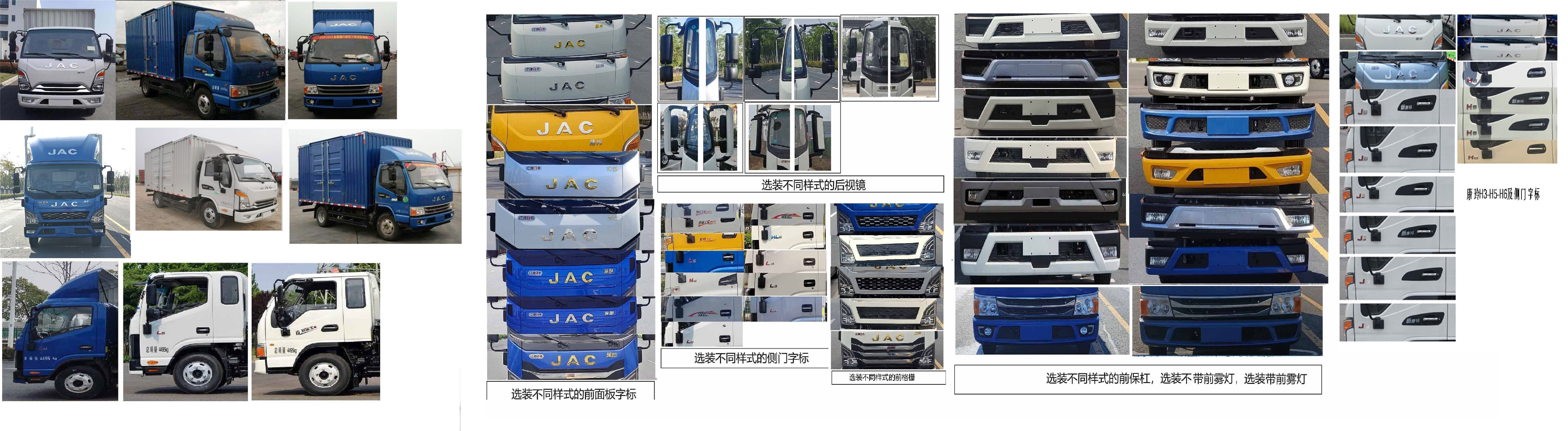 江淮牌HFC5043XXYP21K1C7S廂式運(yùn)輸車公告圖片