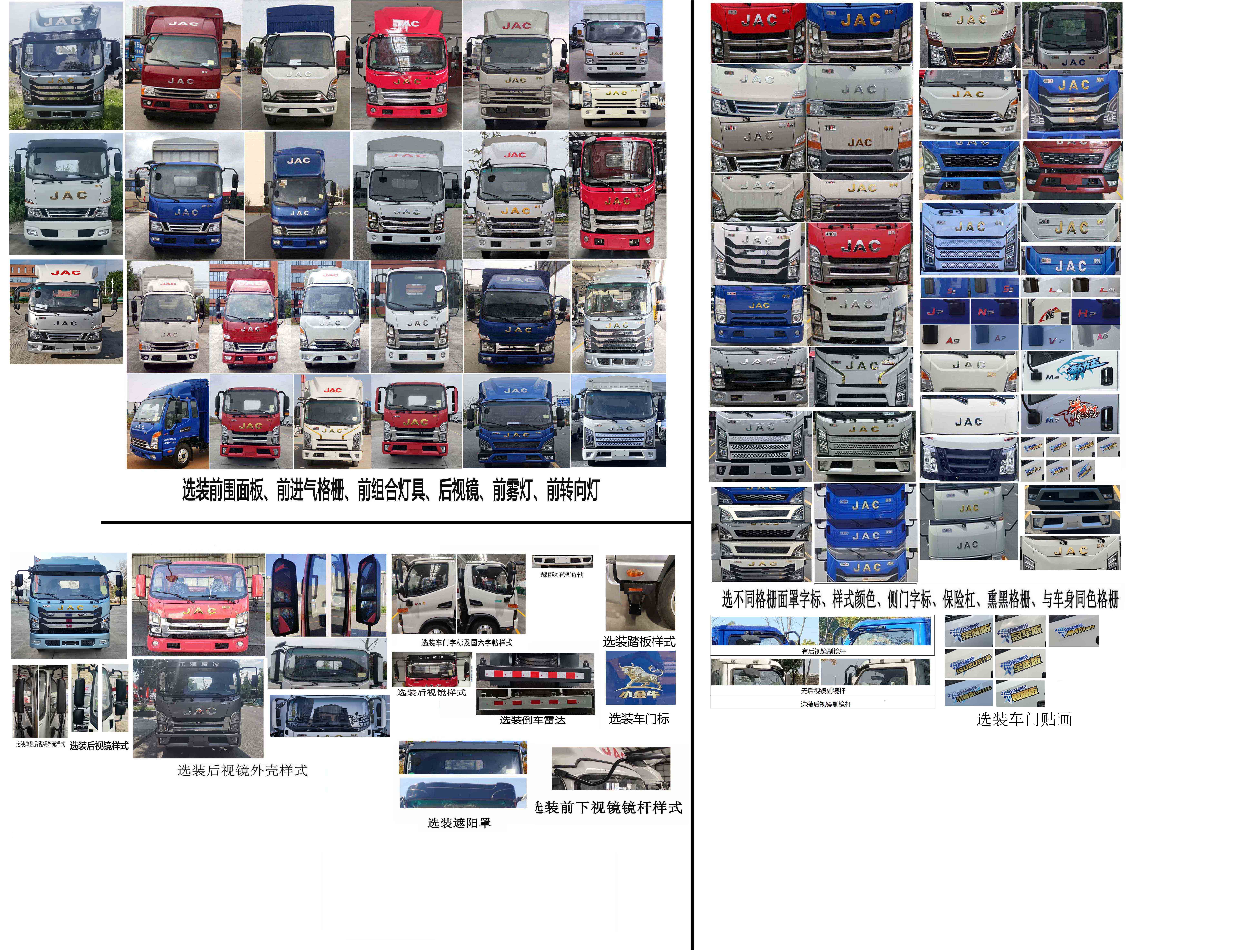 江淮牌HFC5043CCYP31K1C7NS倉(cāng)柵式運(yùn)輸車公告圖片
