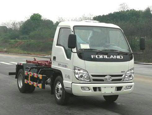 福田牌BJ5042ZXXE6-H1車廂可卸式垃圾車公告圖片