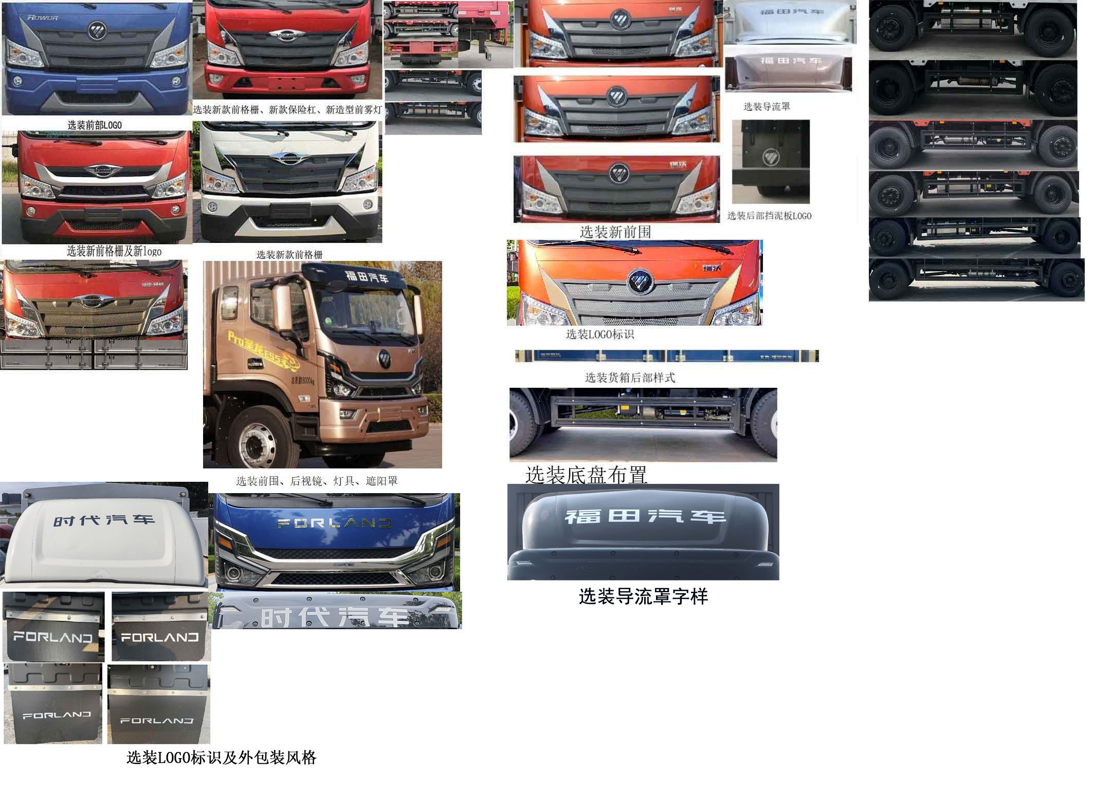 福田牌BJ5184CCYKPFG-02倉柵式運輸車公告圖片