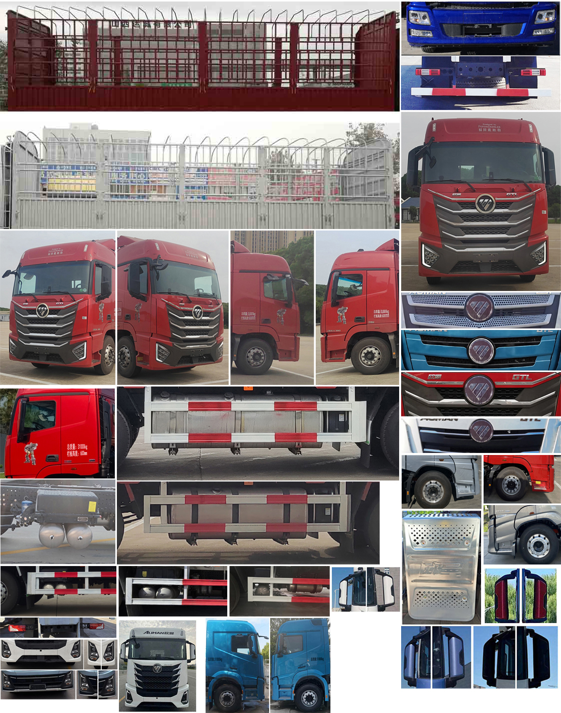歐曼牌BJ5319CCYY6JRL-01倉柵式運輸車公告圖片