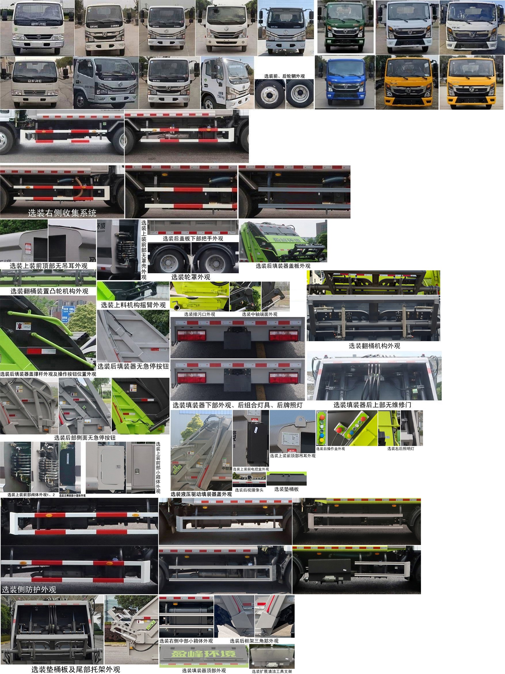 中聯(lián)牌ZBH5070ZYSEQY6壓縮式垃圾車公告圖片