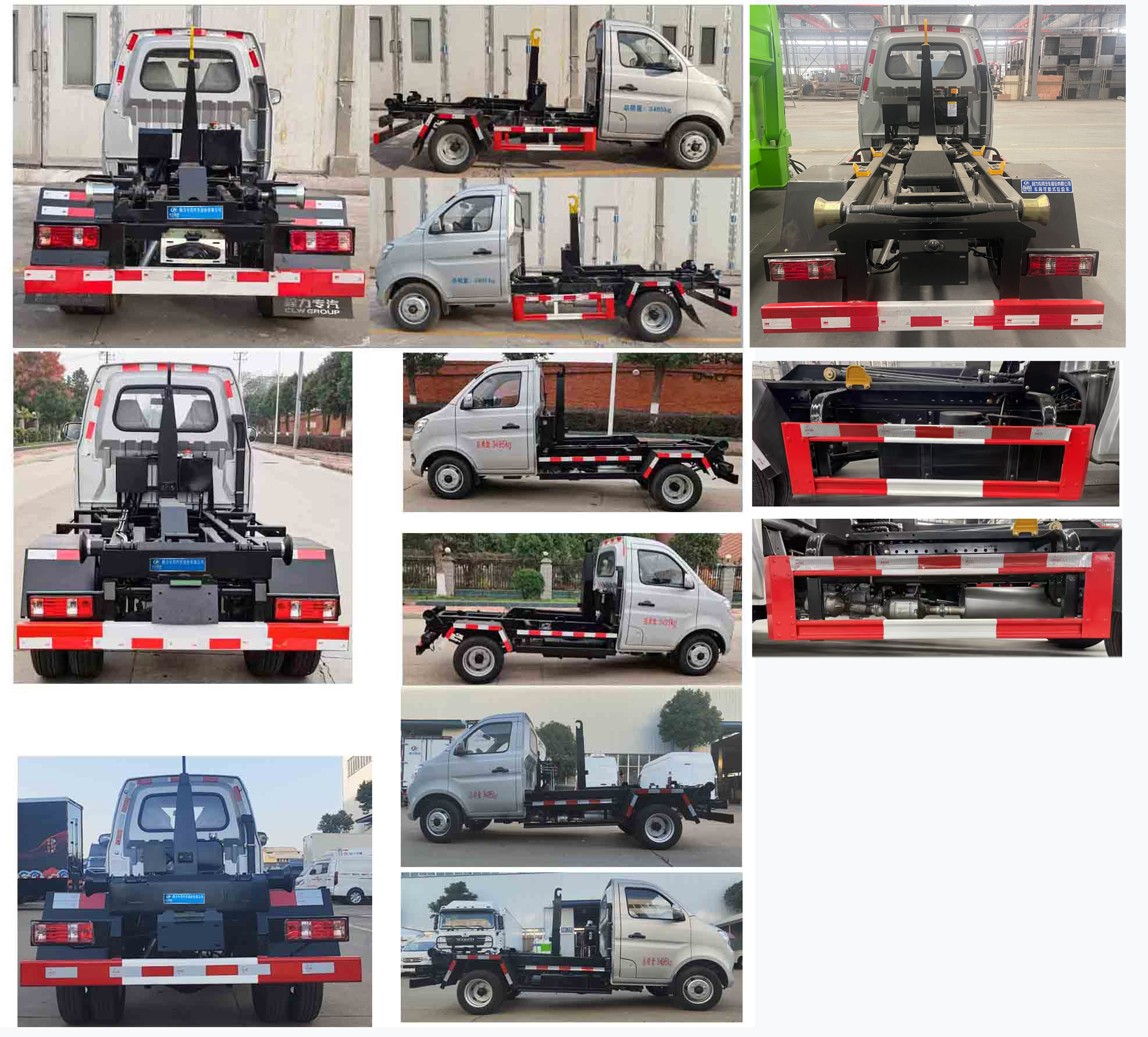 程力威牌CLW5031ZXXSC6車廂可卸式垃圾車公告圖片