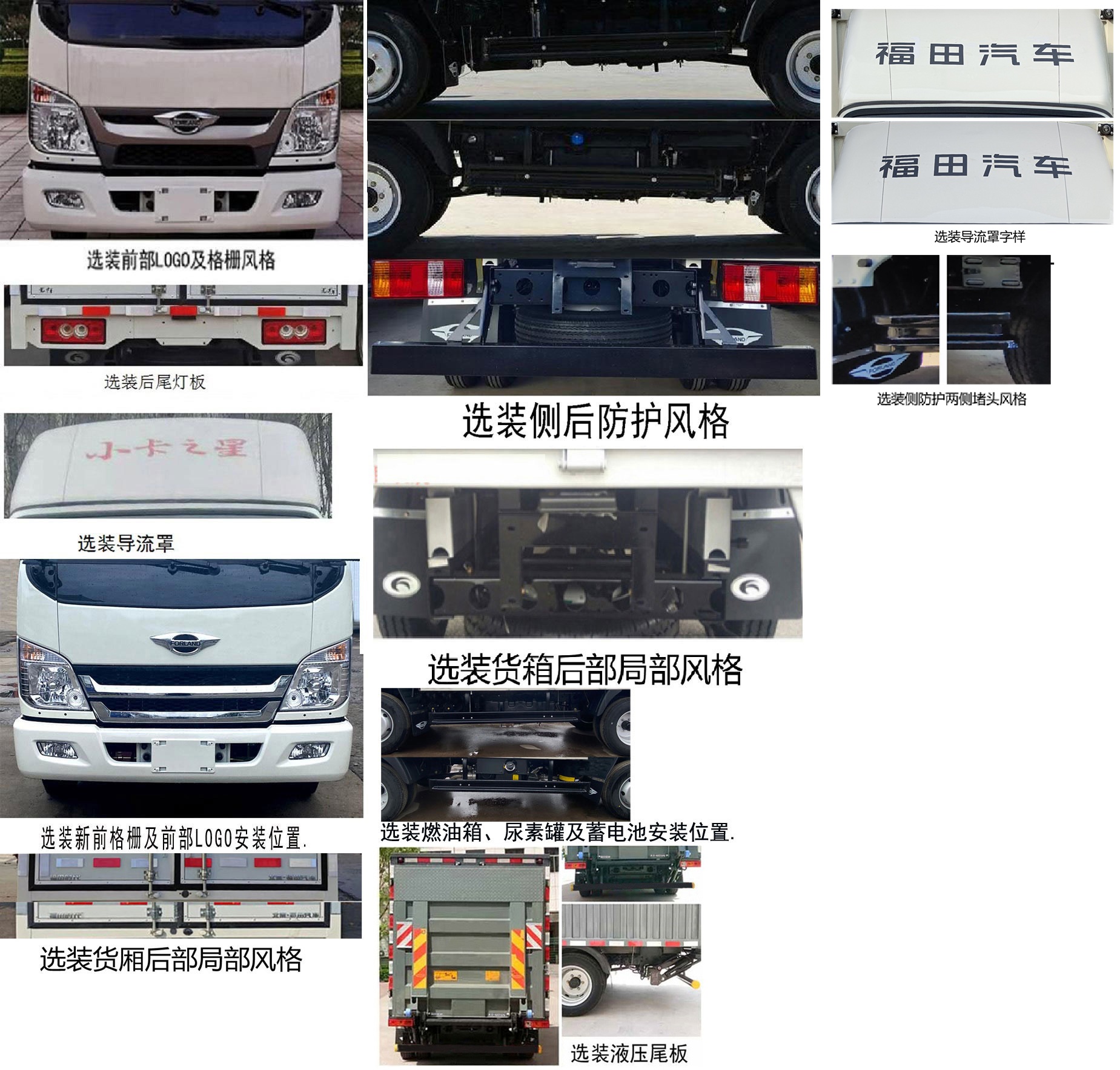 福田牌BJ5045XXY9PB3-55廂式運輸車公告圖片